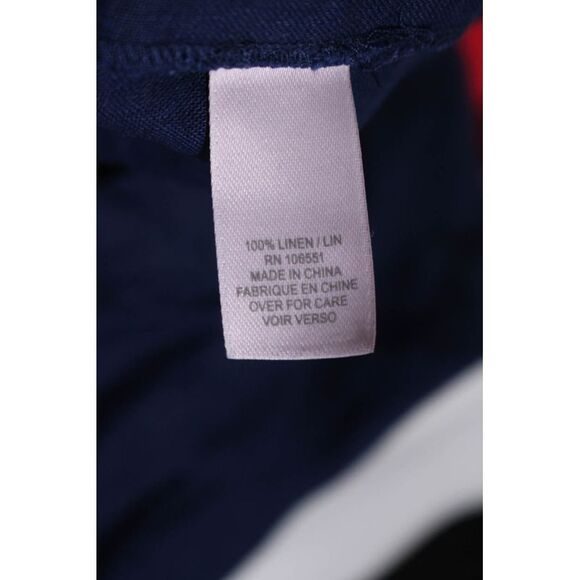 Calypso Saint Barth Womens Short Sleeve Crew Neck Sheath Dress Blue Linen XS - Picture 5 of 6